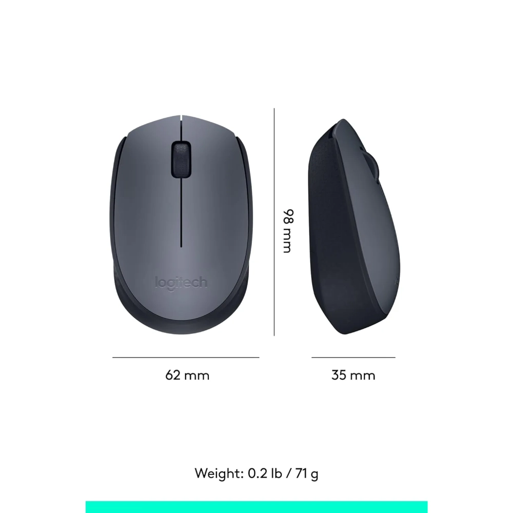 Logitech Wireless Mouse M170 view 3